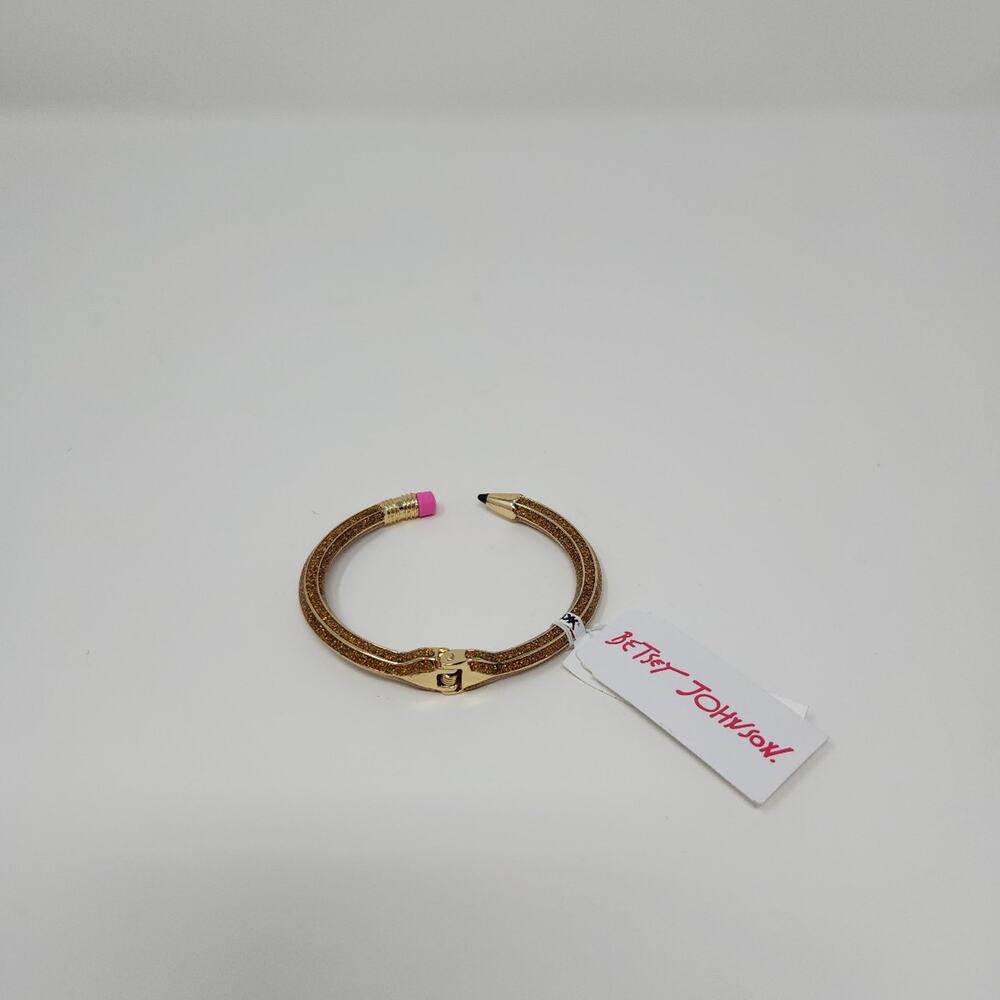 Gold Pencil Shaped Bracelet Betsey Johnson